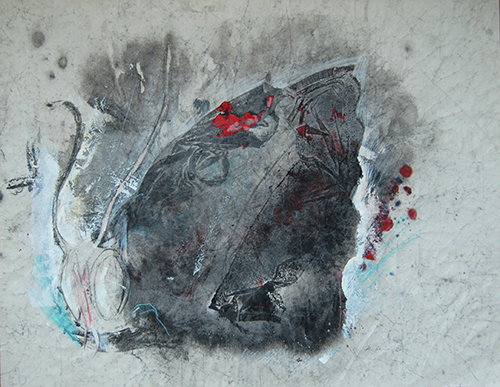 Kauernder Schmetterling