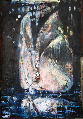 Schmetterling auf dem Teich